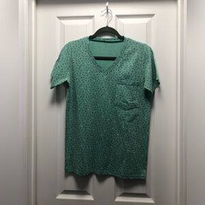 V-Neck T-Shirt with Pocket